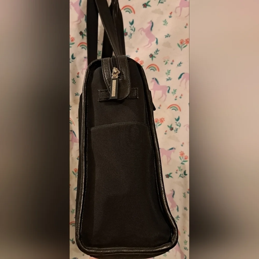 EUC Vintage 90s Fossil Black Business Casual School Padded Unisex Laptop Bag